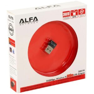 Alfa WiFi USB Adapter Mini 300Mbps | Wireless WiFi Dongle for PC & Laptop