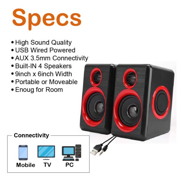 Image with highlights of ft 165 speaker specs