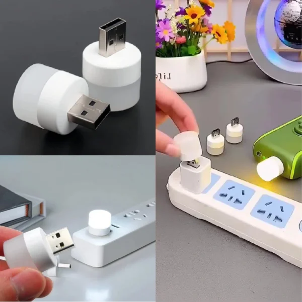 usb mini round light different usages