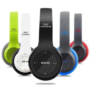 P47 Wireless Bluetooth Headphones with FM Radio function, Built in Mic for Call